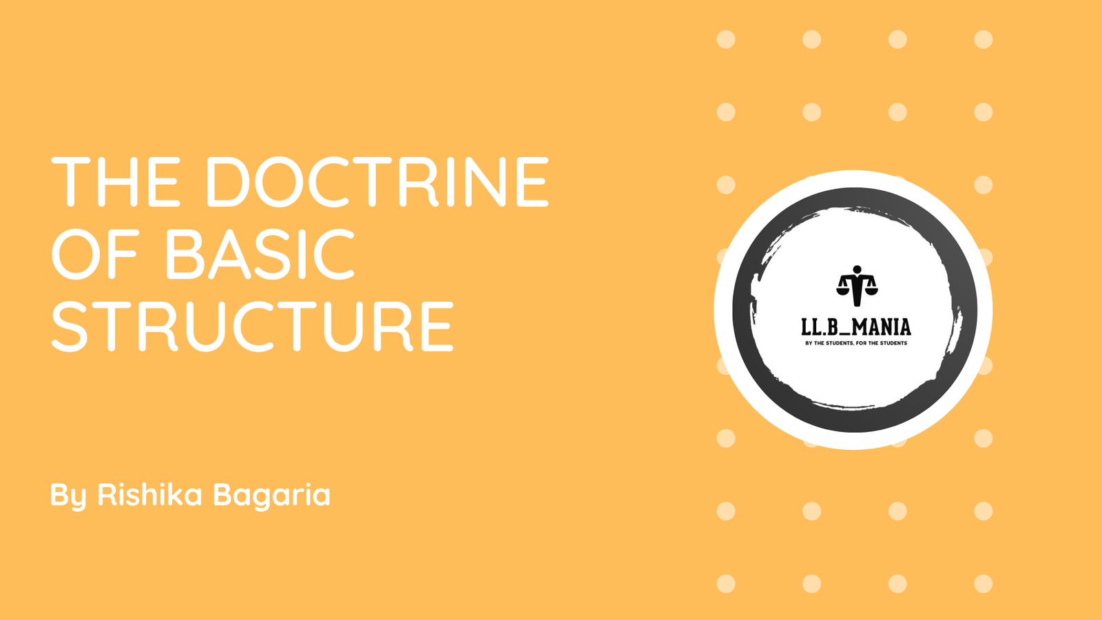The Doctrine of Basic Structure